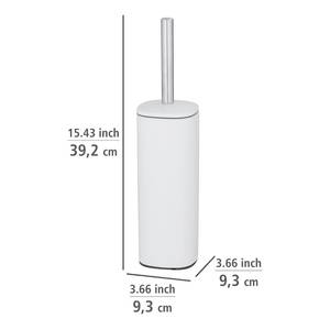 Wc-set Alassio roestvrij staal - Wit