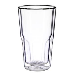 Bicchiere con doppio fondo HOT & COLD Vetro borosilicato - Trasparente