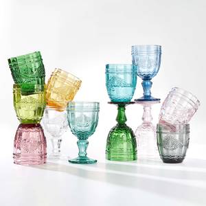 Trinkglas VICTORIAN Farbglas - Dunkelgrün