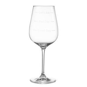 Weinglas DON'T ASK Kristallglas - Transparent