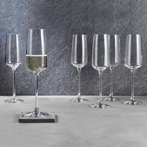 Champagnerflöte WINE & DINE Kristallglas - Transparent