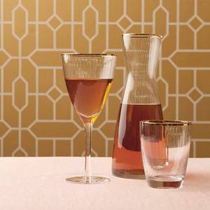 Wasserglas-Set GOLDEN TWENTIES (4er-Set) Klarglas - Transparent