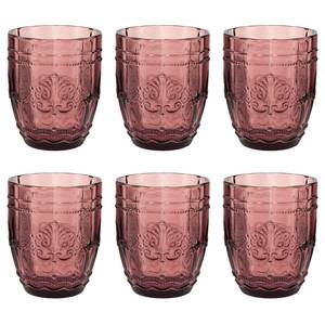 Verres VICTORIAN (lot de 6) Verre coloré - Rouge Bordeaux