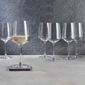 Weißweinglas-Set WINE & DINE (6er-Set) Kristallglas - Transparent