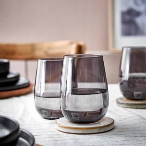 Wasserglas-set CALICO (6er-Set) Farbglas - Grau