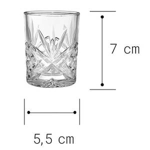 Verres à shot CRYSTAL CLUB (lot de 6) Verre - Transparent