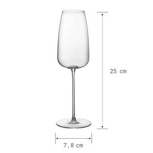 Champagnerglas-Set FINE WINE (2er-Set) Klarglas - Transparent