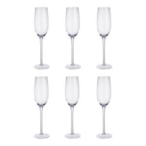 Champagnerflöte MODERN TIMES (6er-Set) Klarglas - Transparent