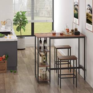 Barset Velaux (3-delig) oud houten look/zwart