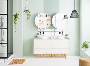 Armoire de toilette LINDHOLM ronde Blanc