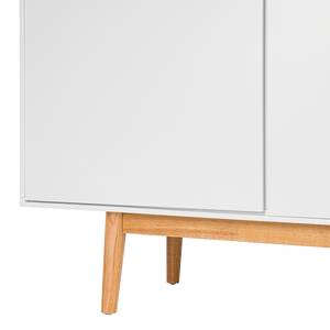 Sideboard LINDHOLM - Breite 200 cm Weiß - Holz teilmassiv - 200 x 80 x 45 cm