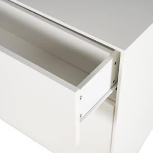 Mobile per doppio lavabo LINDHOLM Rovere parzialmente massello - Bianco