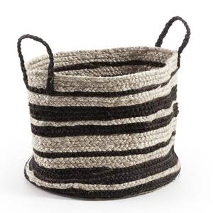 Panier Saht Jute - Naturel / Noir