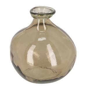 Vase Brenna III Verre transparent - Marron