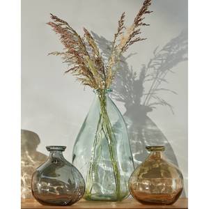 Vase Brenna III Verre transparent - Marron