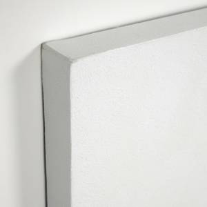 Tableau déco Adelta Feuille de plante - Blanc - 80 x 110 cm