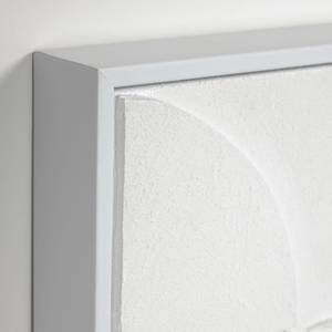 Quadro Brunella (2) Foglie - Bianco - 32 cm × 42 cm