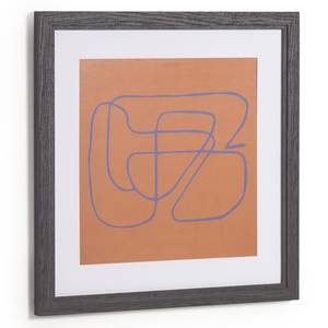 Quadro Lorelai Foglie - Arancione - 50 cm × 50 cm