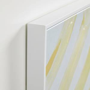 Quadro Lien Foglie - Giallo / Bianco - 50 cm × 70 cm
