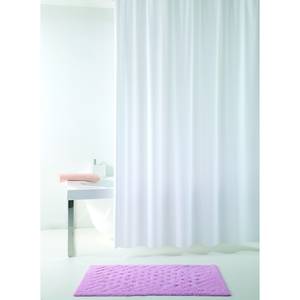 Rideau de douche Allura Vinyle - Blanc - 180 x 200 cm