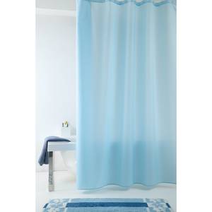 Douchegordijn Impressa polyester PVC - Blauw - 240 x 200 cm