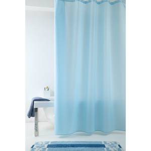 Rideau de douche Impressa Polyester PVC - Bleu - 120 x 200 cm