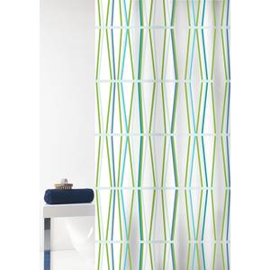 Douchegordijn Tenura polyester PVC - groen