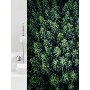 Rideau de douche Foresta Polyester PVC - Vert