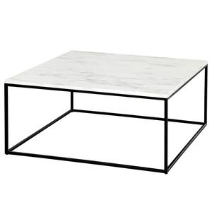 Table basse Reedsen Imitation marbre blanc