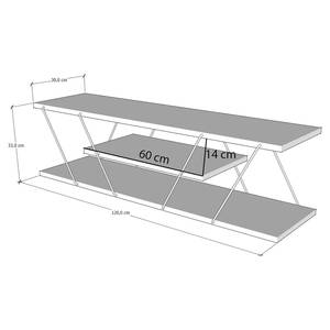 TV-Rack Kaltene Schwarz