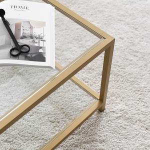 Couchtisch Skod Glas / Metall - Gold