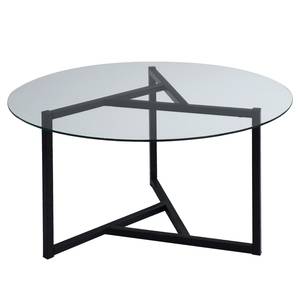 Couchtisch Tartas Glas / Metall - Schwarz