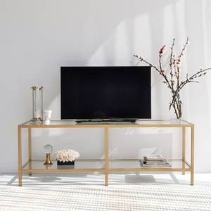 TV-Rack Nibas Glas / Metall - Gold