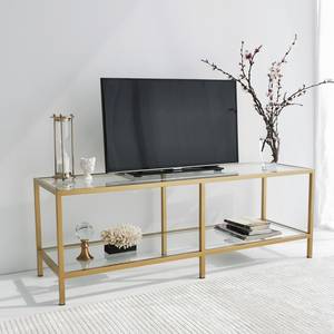 TV-Rack Nibas Glas / Metall - Gold