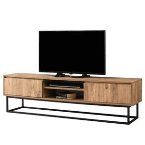 Tv-meubel Boddington I grenenhouten look/zwart