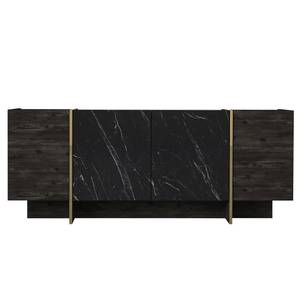 Sideboard Vidal Marmor Schwarz Dekor / Gold