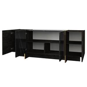 Sideboard Vidal Marmor Schwarz Dekor / Gold