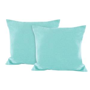 Fauteuil suspendu Goty Coton / Polyester - Turquoise / Blanc