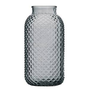 Vase Aro 100 % verre - Gris - 10 cm x 20,3 cm - Gris
