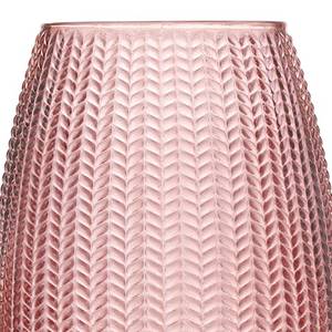 Vaso Illa III 100% vetro - Rosa cipria - 12,5 x 14 x 10 cm - 13 x 14 cm