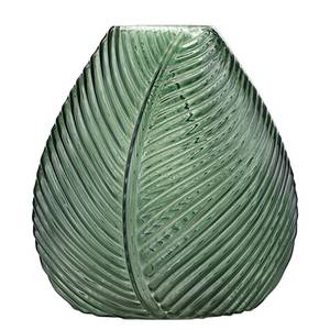 Vaso Tera 100% vetro - Verde bottiglia - 21 x 22 x 8 cm - 21 x 22 cm