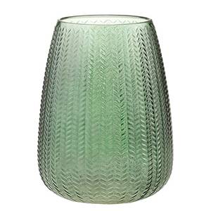 Vase Illa 100 % verre - Vert bouteille - 13 cm x 24 cm x 18,5 cm - 13 x 24 cm