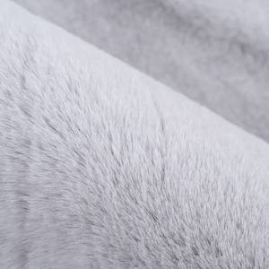Hochflorteppich Saika 100 Polyester PVC - Grau - 120 x 170 cm