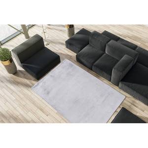 Tappeto a pelo lungo Saika 100 Poliestere PVC - Grigio - 160 x 230 cm