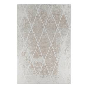 Kurzflorteppich Fine Lines Mischgewebe - Beige - 190 x 290 cm