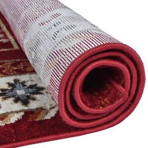 Kurzflorteppich Fasa I Microfaser Polyester - Rot - 70 x 140 cm