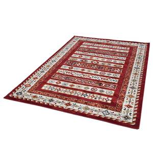 Kurzflorteppich Fasa I Microfaser Polyester - Rot - 160 x 230 cm