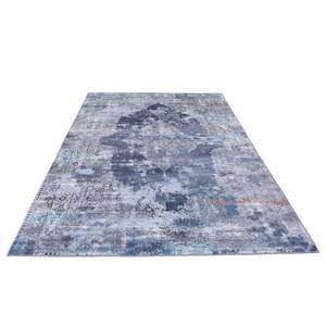 Kurzflorteppich Cecilia 068 Polyester - Blau - 190 x 290 cm