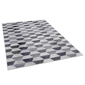 Kurzflorteppich Serena V Polyester - Grau - 70 x 140 cm