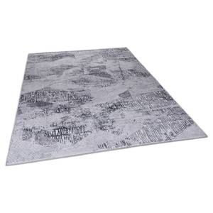 Kurzflorteppich Rachele 087 Polyester - Grau - 70 x 140 cm